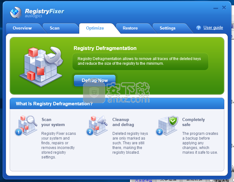Auslogics RegistryFixer(注册表修复工具)
