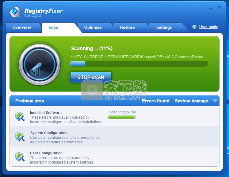 Auslogics RegistryFixer(注册表修复工具)