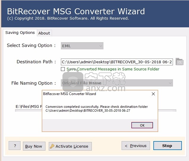 MSG to EML Wizard(MSG转EML工具)