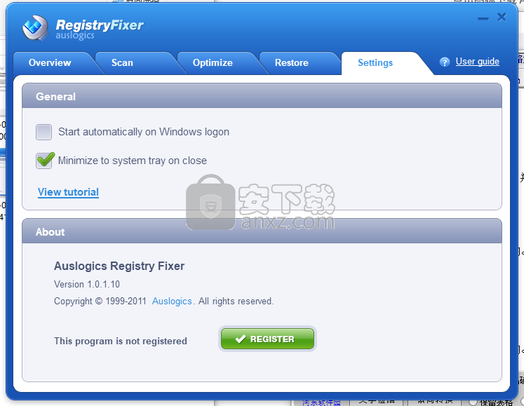 Auslogics RegistryFixer(注册表修复工具)