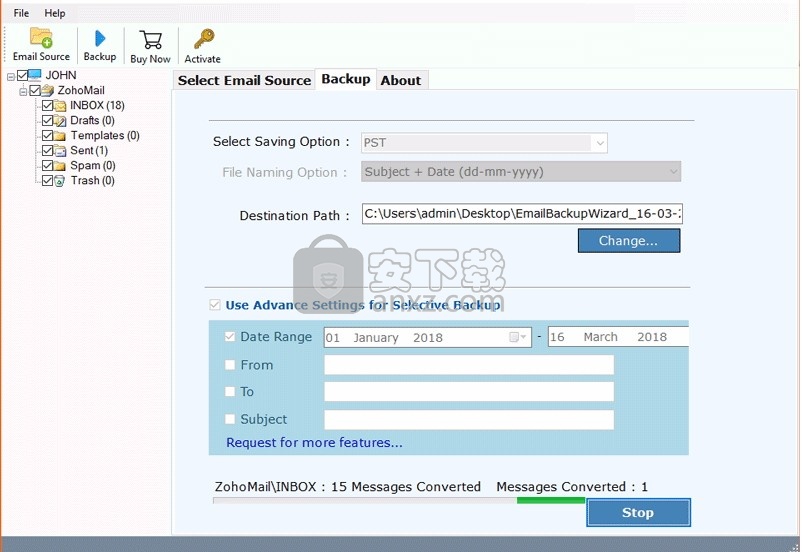 Zoho Mail Converter Wizard(Zoho电子邮件转换器)