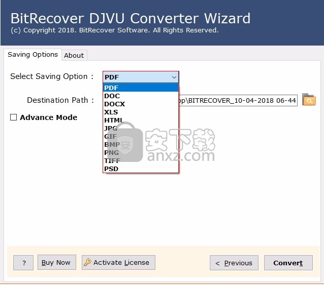 DjVu Converter Wizard(DjVu文件转换器)