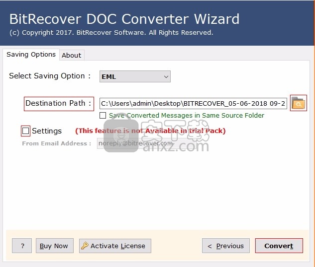 DOC to EML Wizard(DOC转EML)