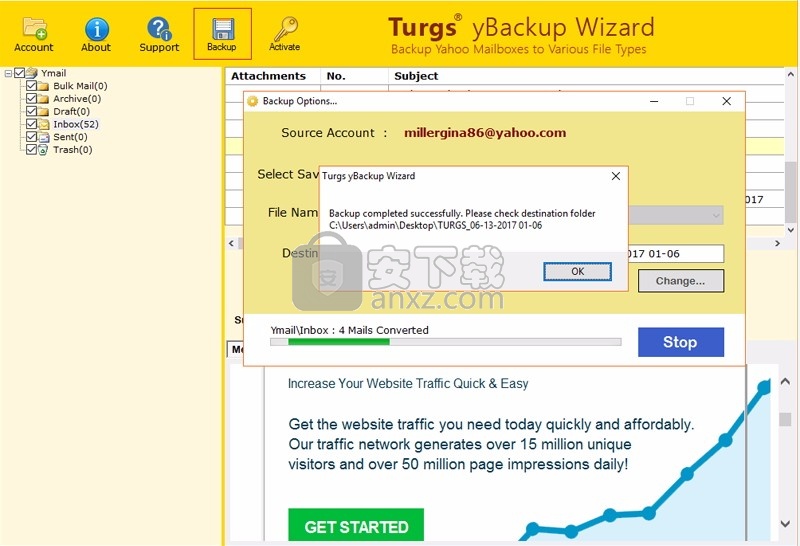 Yahoo Converter Wizard(Yahoo文件转换器)