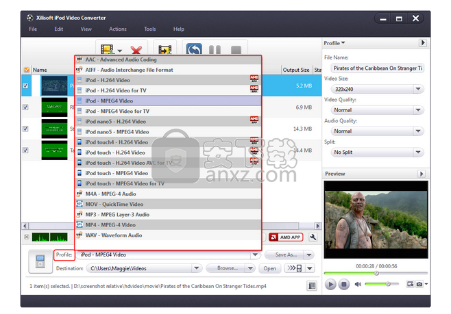 Xilisoft iPod Video Converter(iPod视频转换器)