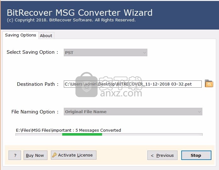MSG Converter Wizard(MSG文件转换器)