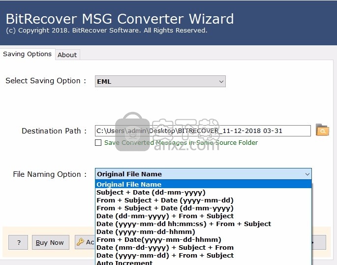 MSG Converter Wizard(MSG文件转换器)