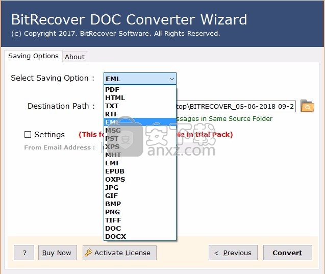 DOC to EML Wizard(DOC转EML)