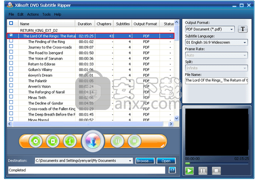 Xilisoft DVD Subtitle Ripper(dvd字幕提取工具)