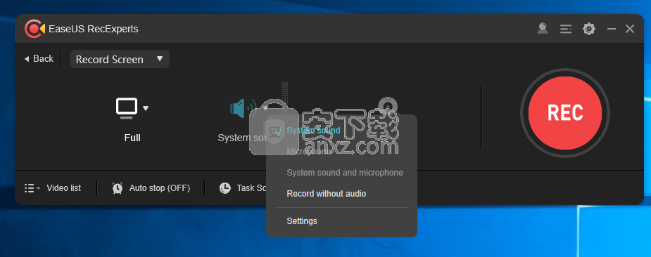 EaseUS RecExperts(屏幕录像软件)