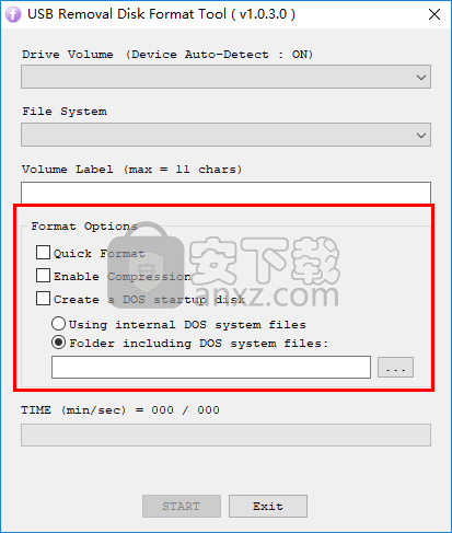 USB Removal Disk Format Tool(格式化修复U盘)
