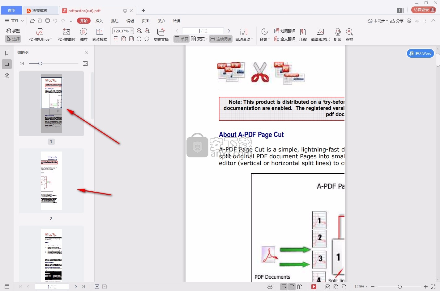 A-PDF Page Cut(PDF切割软件)