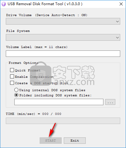 USB Removal Disk Format Tool(格式化修复U盘)