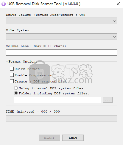 USB Removal Disk Format Tool(格式化修复U盘)
