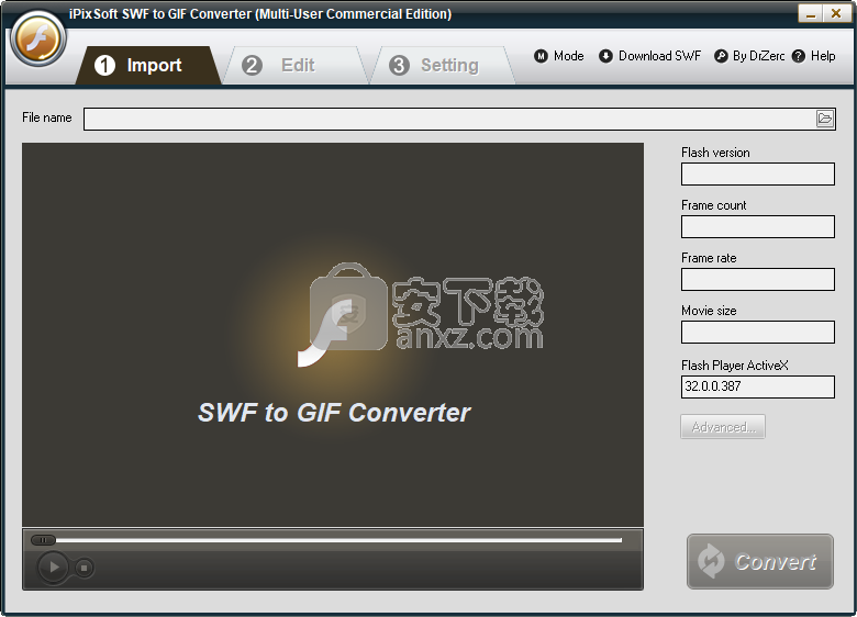 iPixSoft SWF to GIF Converter(swf转gif软件)