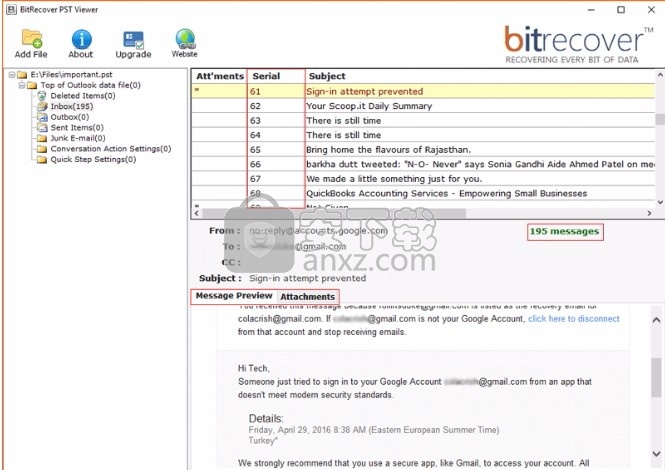 Free PST Analyzer Wizard(PST文件分析工具)