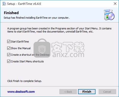 EarthTime 6.24.4 instaling