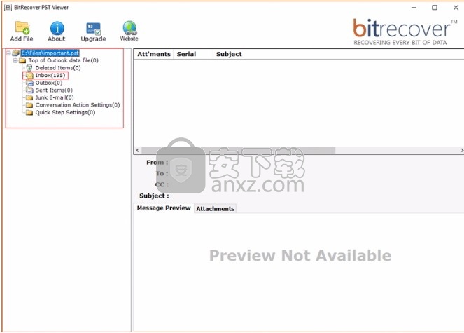 Free PST Analyzer Wizard(PST文件分析工具)