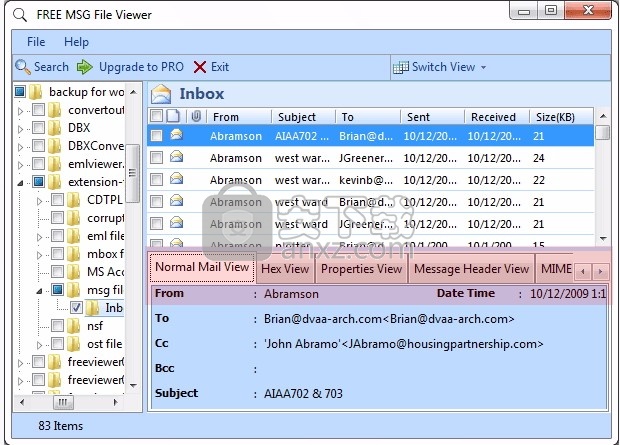 MSG Viewer(Outlook MSG文件阅读工具)