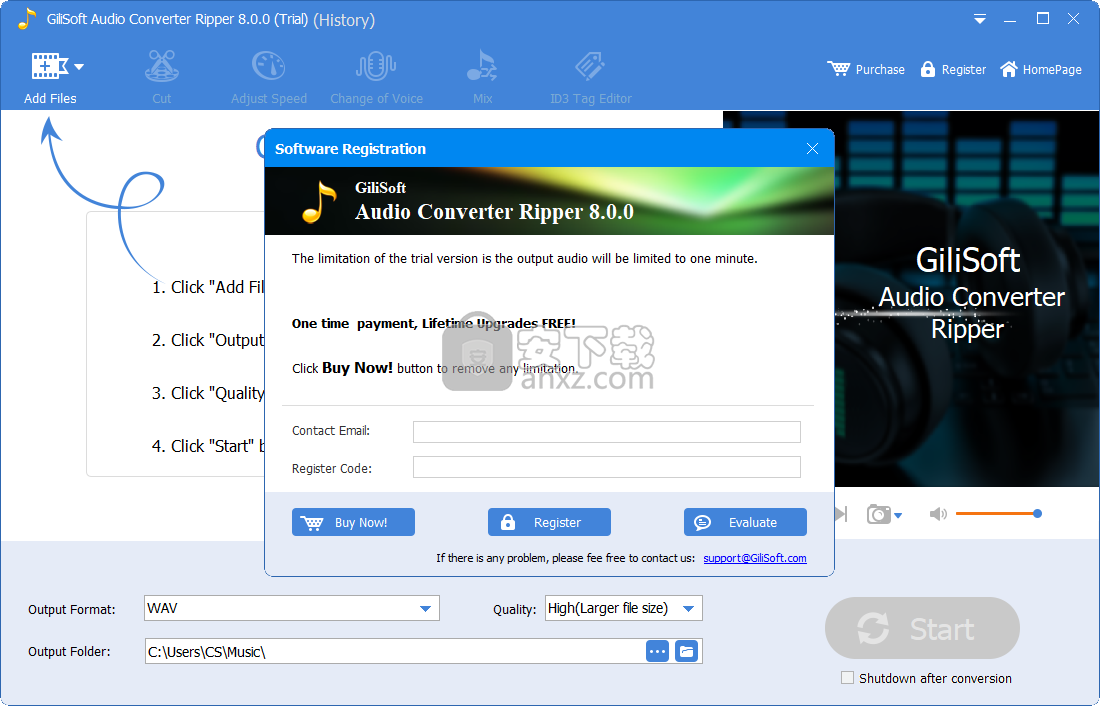 GiliSoft Audio Converter Ripper(多功能音频转换器)