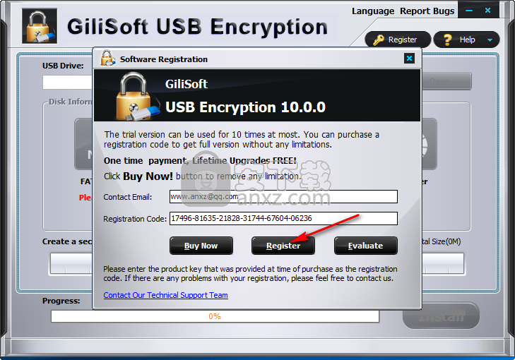 GiliSoft USB Encryption(U盘加密工具)