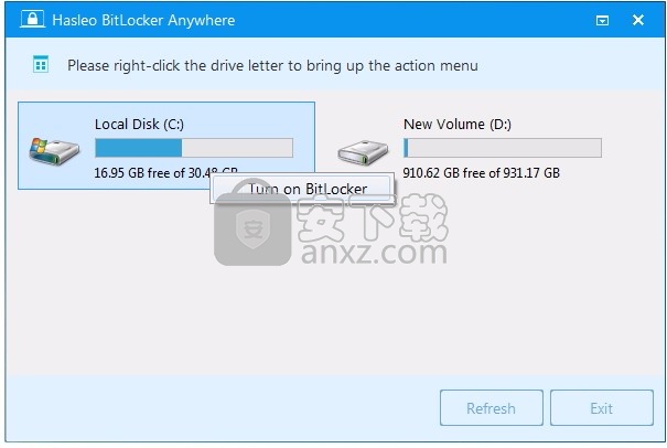 Hasleo BitLocker Anywhere For Windows(加密/解密)