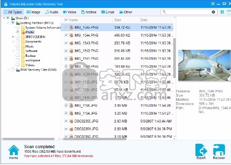 Hasleo BitLocker Data Recovery(BitLocker数据恢复软件)