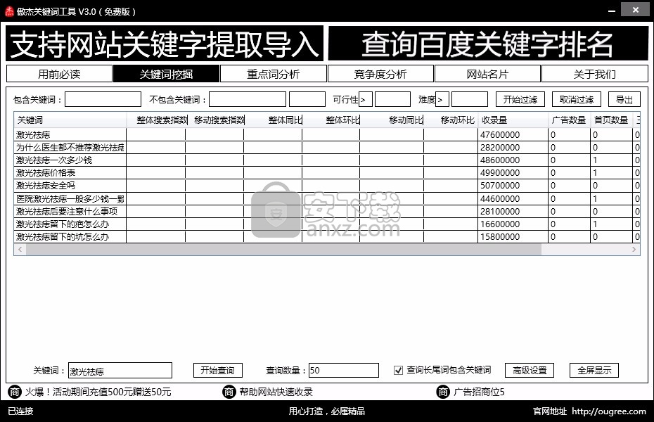 傲杰关键词工具