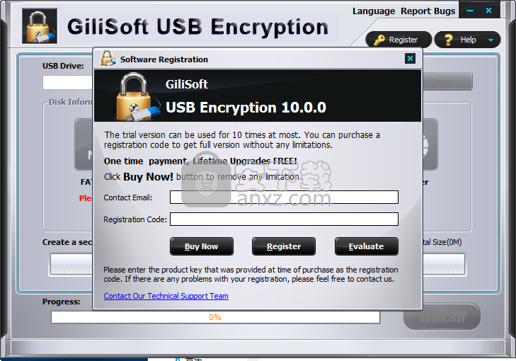 GiliSoft USB Encryption(U盘加密工具)