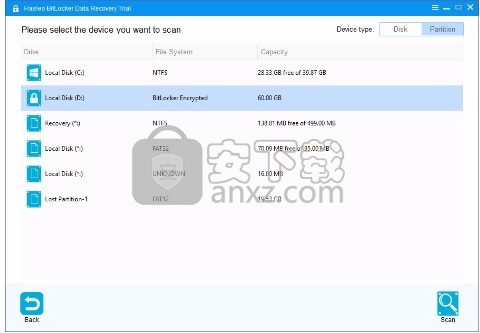 Hasleo BitLocker Data Recovery(BitLocker数据恢复软件)