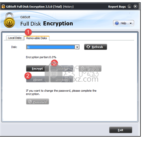 硬盘加密软件(Gilisoft Full Disk Encryption)