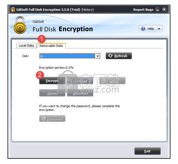 硬盘加密软件(Gilisoft Full Disk Encryption)