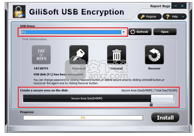 GiliSoft USB Encryption(U盘加密工具)