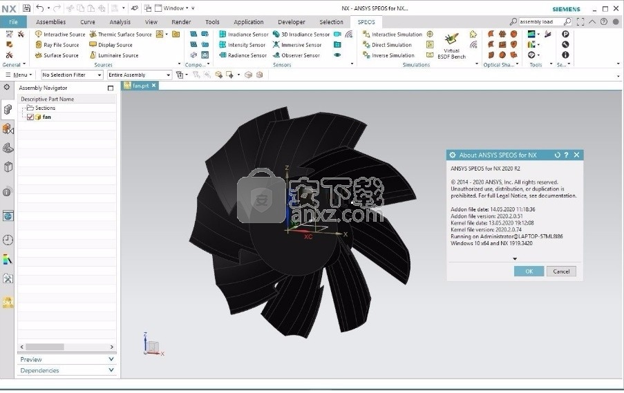 ANSYS SPEOS 2020 R2补丁