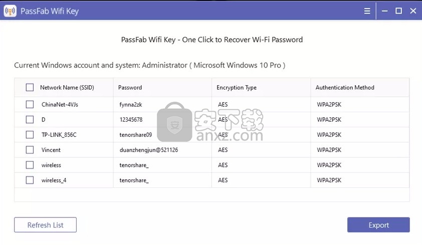 PassFab Wifi Key(Wi-Fi密码恢复工具)