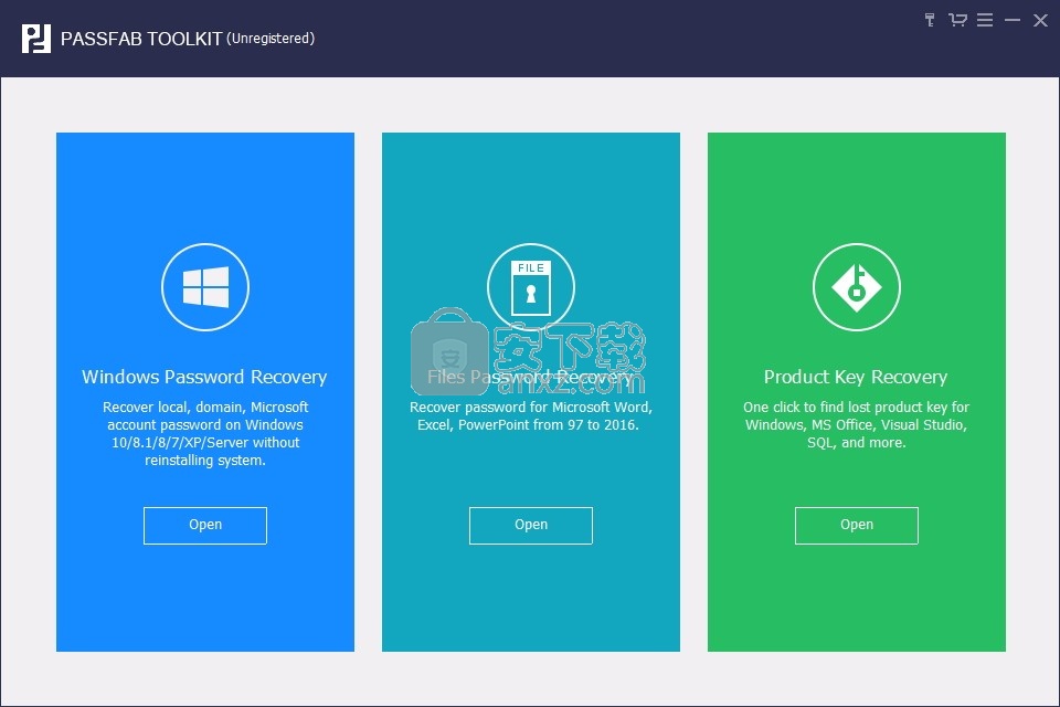 PassFab ToolKit(三合一密码恢复套件)