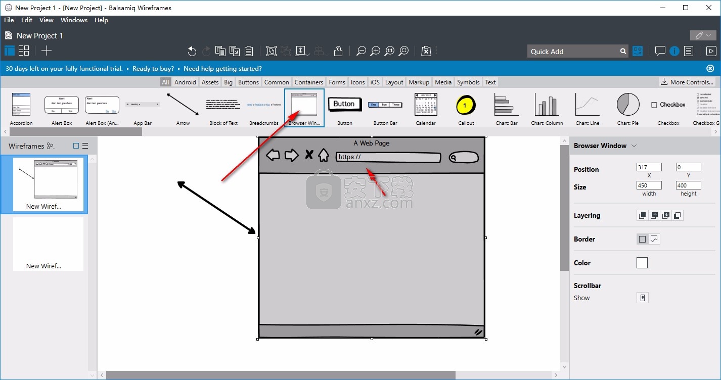 线框图软件(Balsamiq Wireframes)