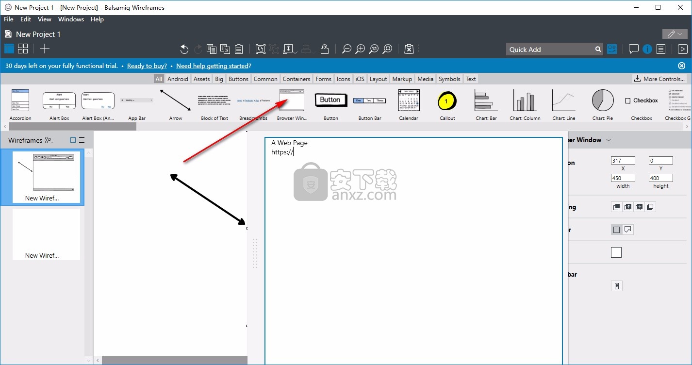 线框图软件(Balsamiq Wireframes)