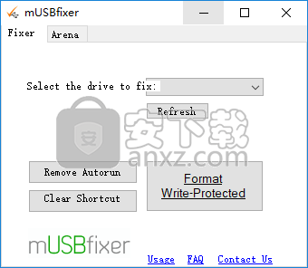 U盘病毒格式化工具(mUSBfixer)