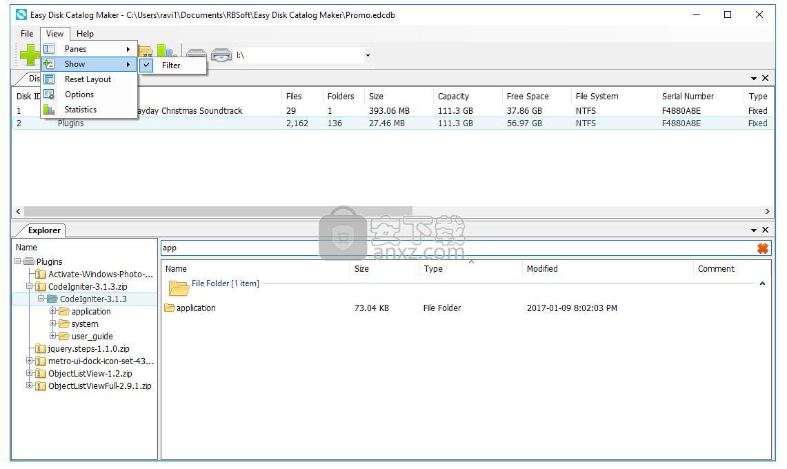 Easy Disk Catalog Maker(磁盘索引工具)