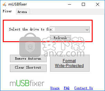 U盘病毒格式化工具(mUSBfixer)