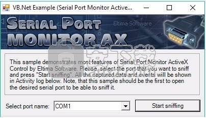 Serial Port Monitor AX(ActiveX串行端口监视器)