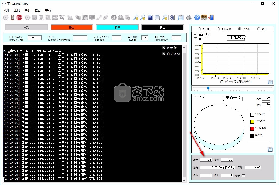 Network Pinger(ping查看监控软件)