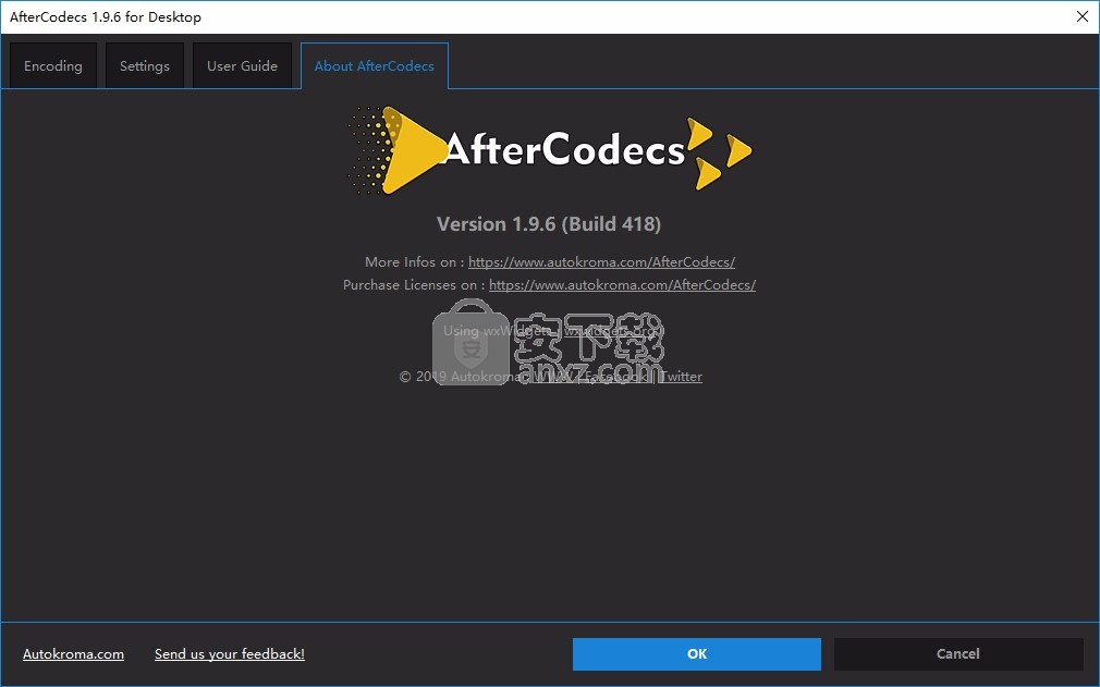 aftercodecs key