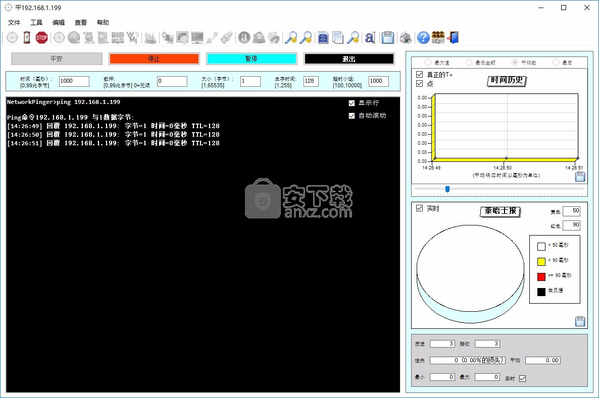 Network Pinger(ping查看监控软件)