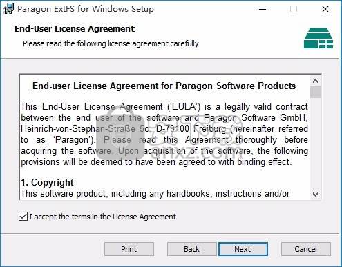 Paragon ExtFS for Windows(分区管理工具)