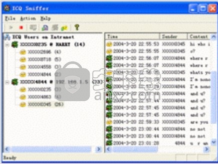 ICQ Sniffer(ICQ聊天记录监控工具)