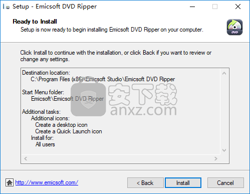 Emicsoft DVD Ripper(DVD翻录工具)