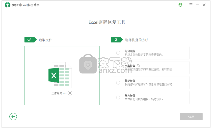 疯师傅Excel解密助手