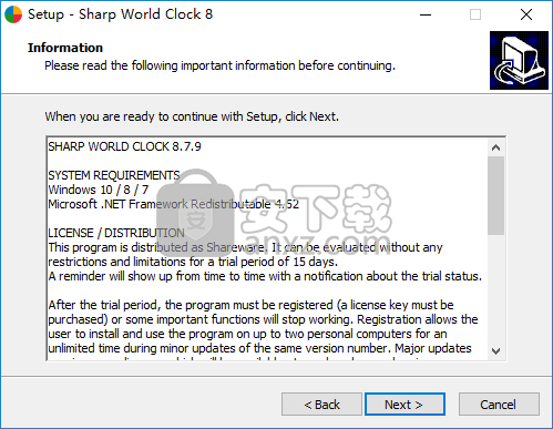 sharp world clock(世界时钟软件)